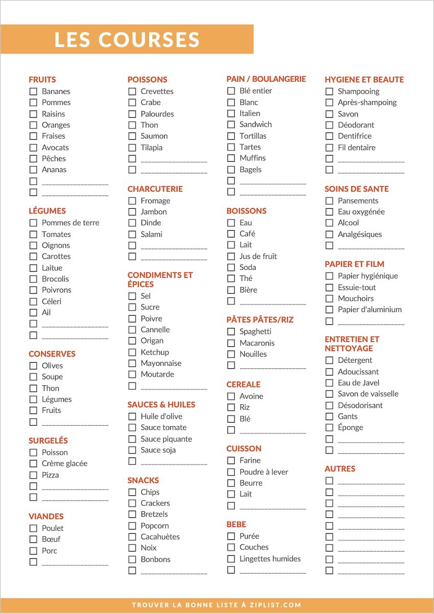 Liste Europäische Länder Und Hauptstädte 10 Listes de Courses Prêtes à Imprimer (PDF)