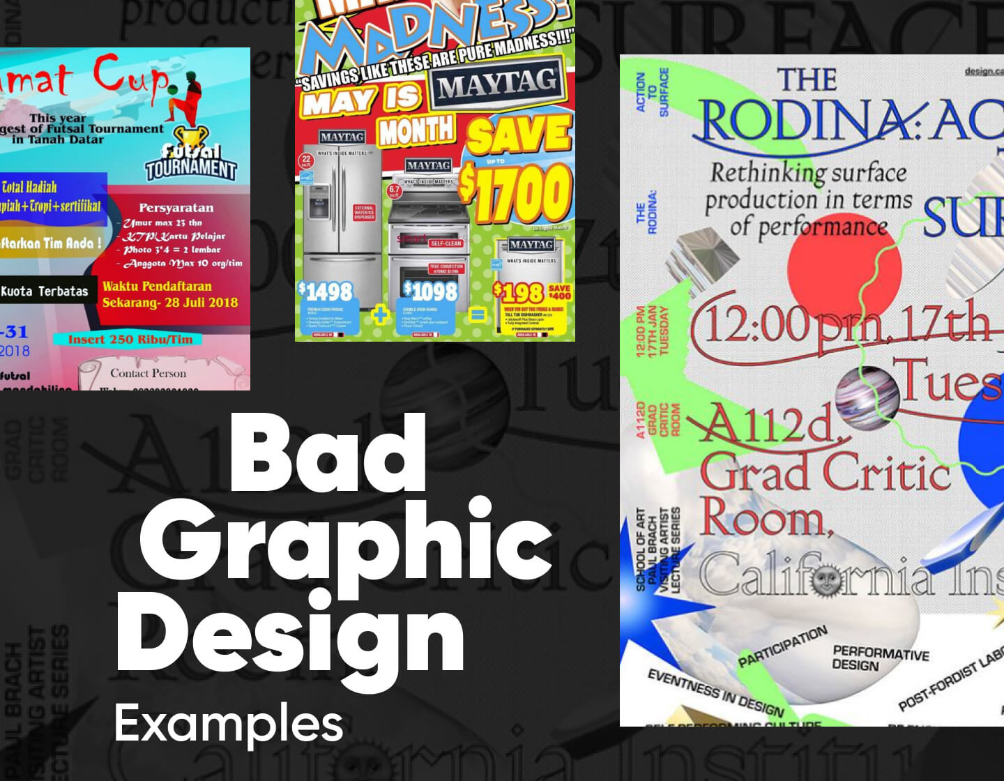 Bad Und Sanitär In Der Nähe 14 Really Bad Graphic Design Examples [& How To Fix Them] - RGD