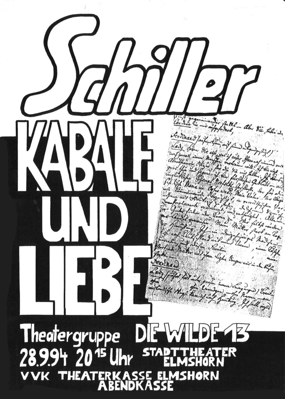 Kabale Und Liebe Szenenanalyse 1 Akt 1 Szene 1994 – Kabale und Liebe – Die Wilde 13
