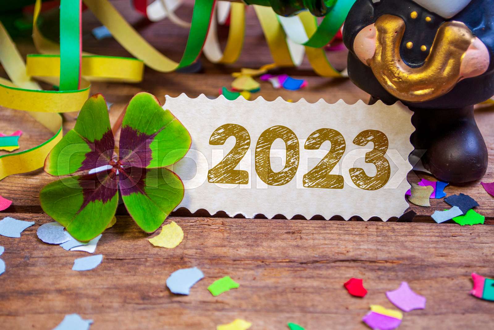 Gute Vorsätze Für Das Neue Jahr 2023, gruß, festlich | Stock Bild | Colourbox