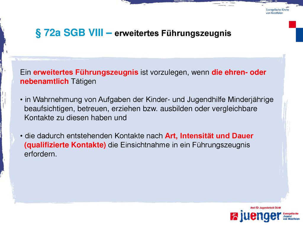 Wie Alt Darf Ein Erweitertes Führungszeugnis Sein § 72a SGB VIII – Die Regelung - ppt herunterladen