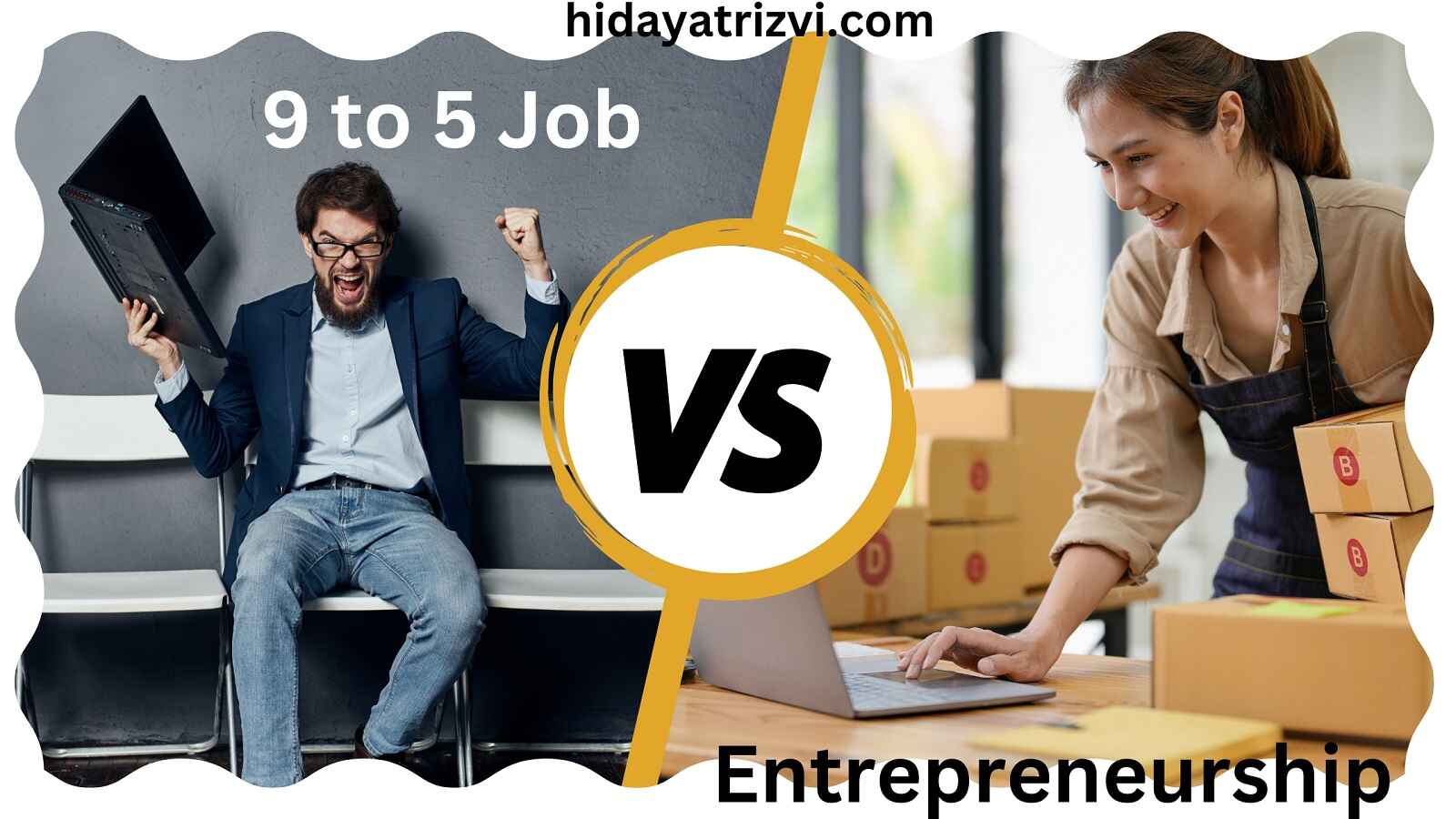Job-konzept Bildung Und Beratung Gmbh 9 to 5 Job vs Entrepreneurship, The Advantages and Disadvantages