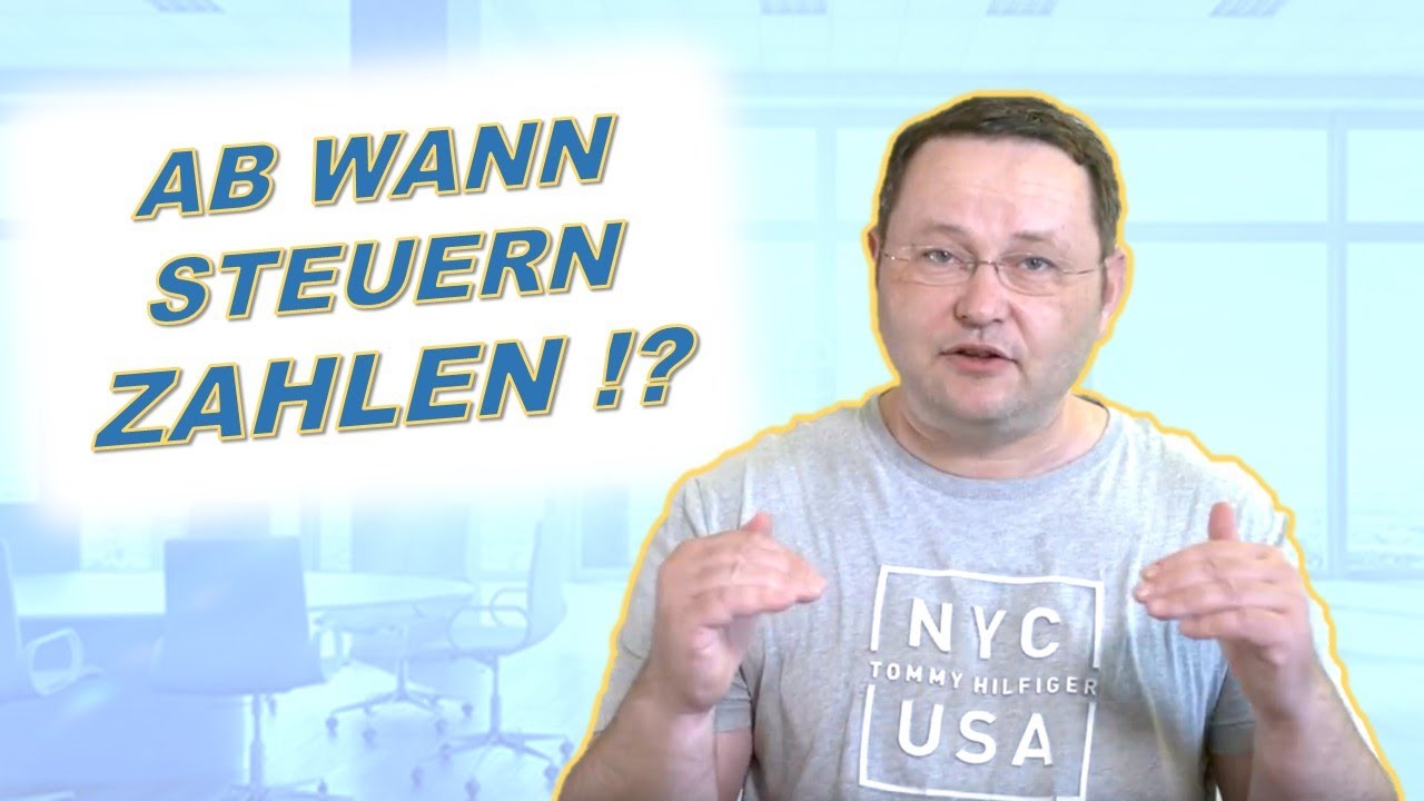 Ab Wann Muss Man Hundesteuern Zahlen Ab welchem Einkommen muss man Steuern zahlen!? - YouTube