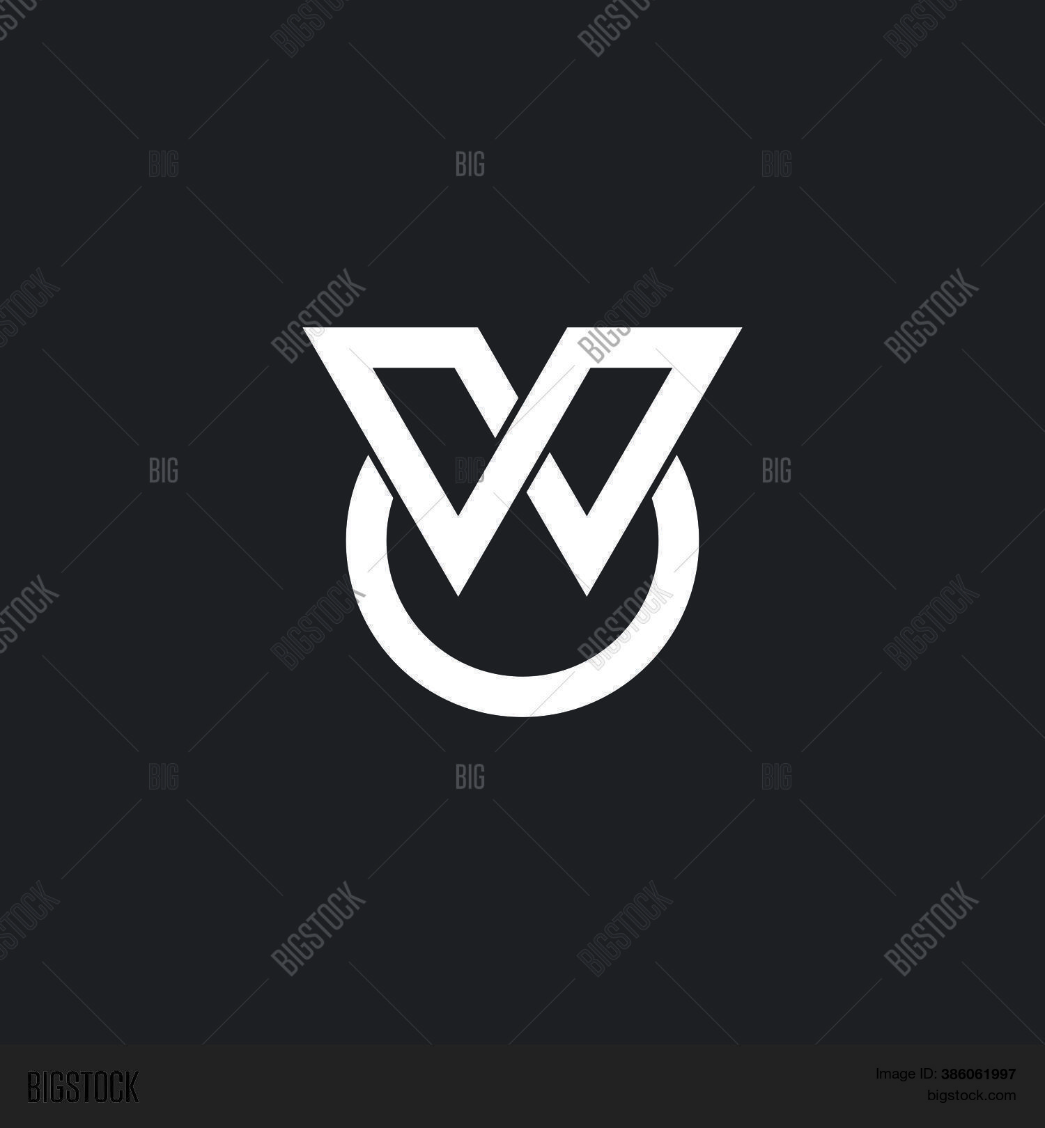 Wo Wird überall Deutsch Gesprochen Abstract Letter Wo Vector & Photo (Free Trial) | Bigstock