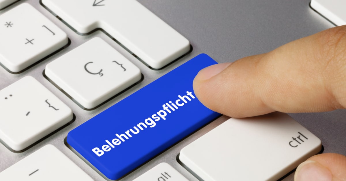 Belehrung Nach Dem Infektionsschutzgesetz Bescheinigung ALG: Keine Sperrzeit bei fehlerhafter Belehrung