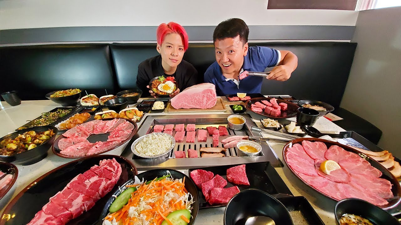 Asia All You Can Eat Nürnberg All You Can Eat JAPANESE STEAK BUFFET With Amber Liu - YouTube