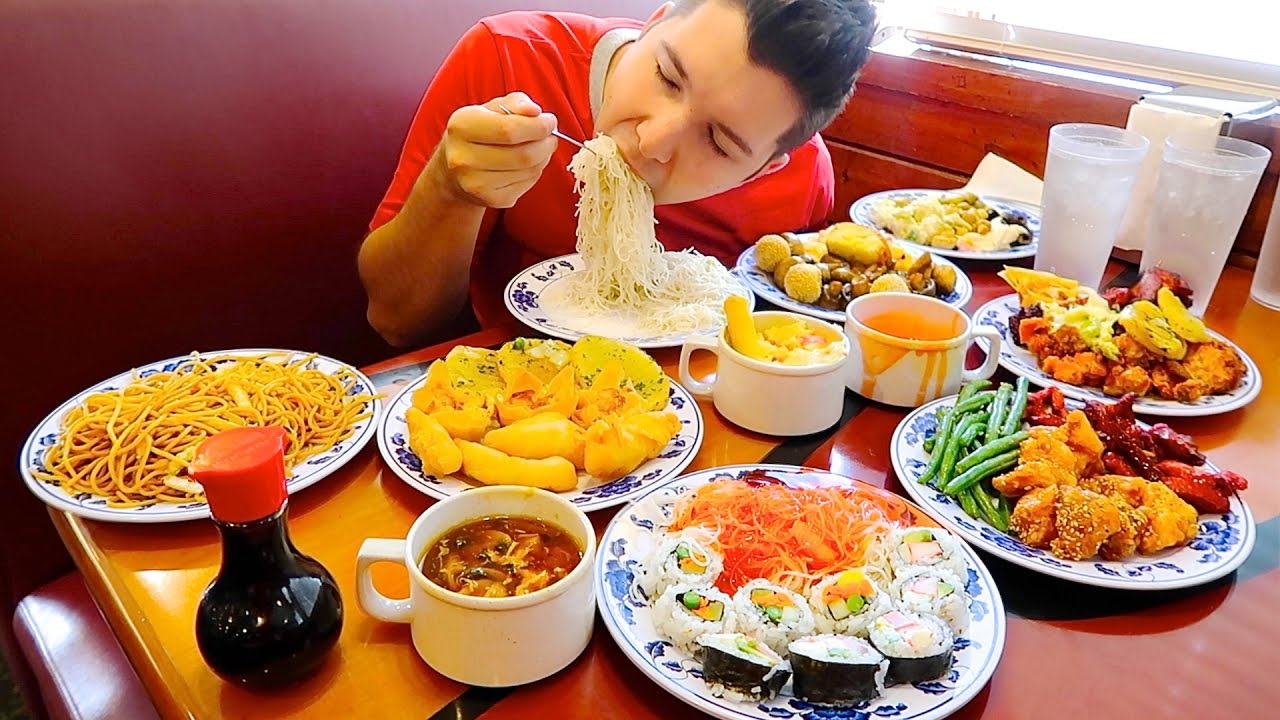 All You Can Eat Chinese Hamburg All You Can Eat • Massive Chinese Buffet • MUKBANG - YouTube