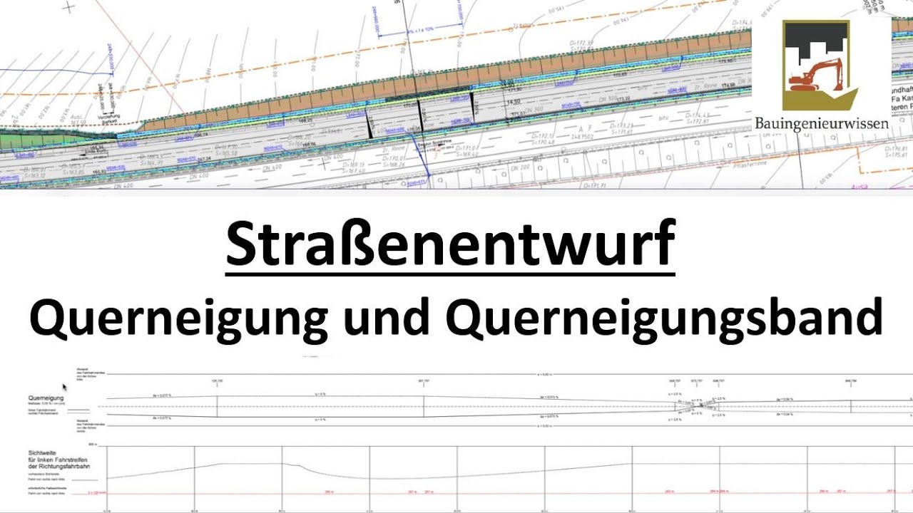 Arrenberger Straße 20 Haus 3 Wuppertal Alles wissenswerte zu Querneigung | Querneigungsband | Straßenentwurf