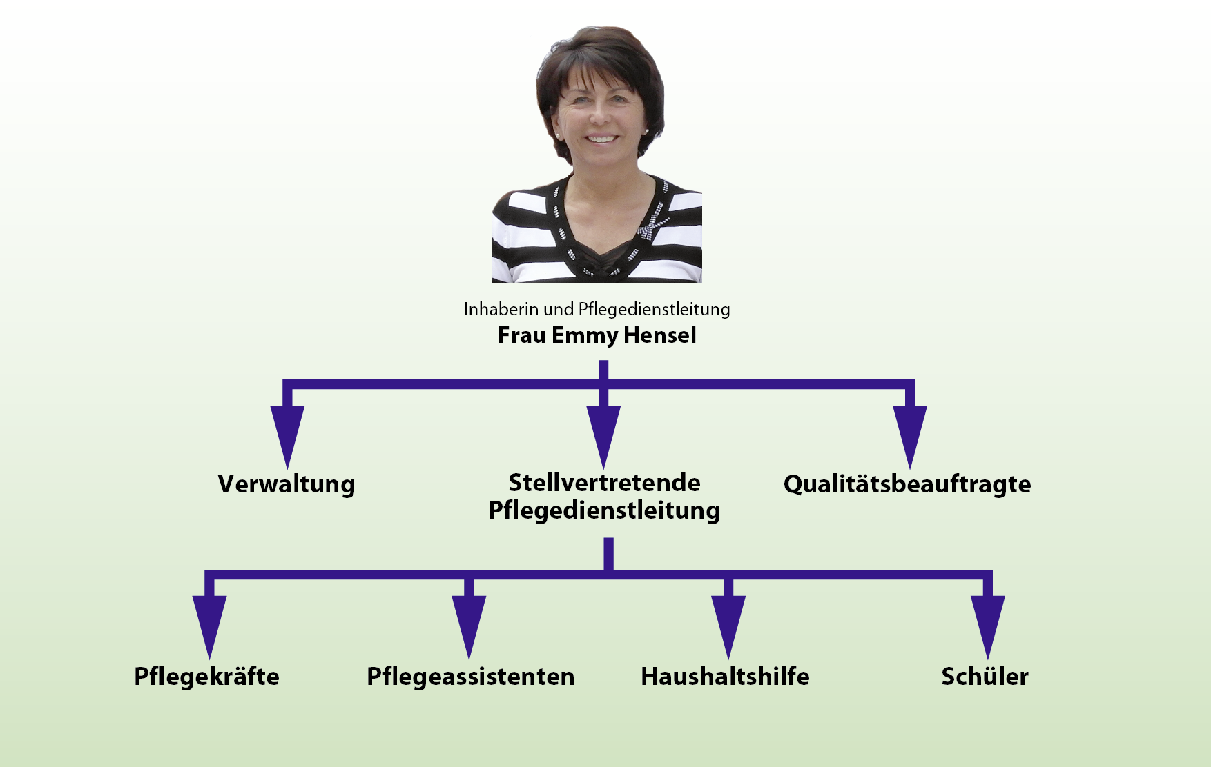 Ambulante Dienst In Der Nähe Ambulanter Krankenpflegedienst Emmy Hensel - Organigramm