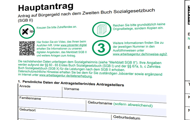 Erweitertes Führungszeugnis Beantragen In Der Nähe Antrag auf Bürgergeld auch online möglich - Jobcenter Landkreis Heilbronn