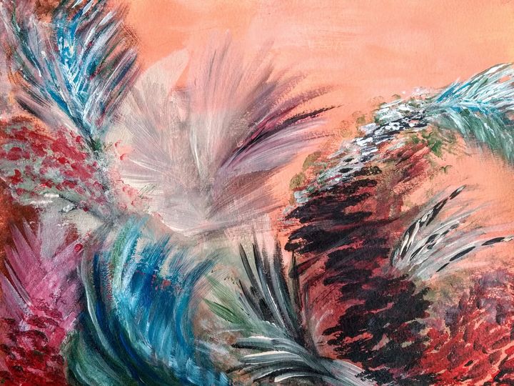 Silke Kummer Fachärztin Für Gynäkologie Und Geburtshilfe Aquatic Plantlife - Silke Kummer-Still - Paintings & Prints, Abstract