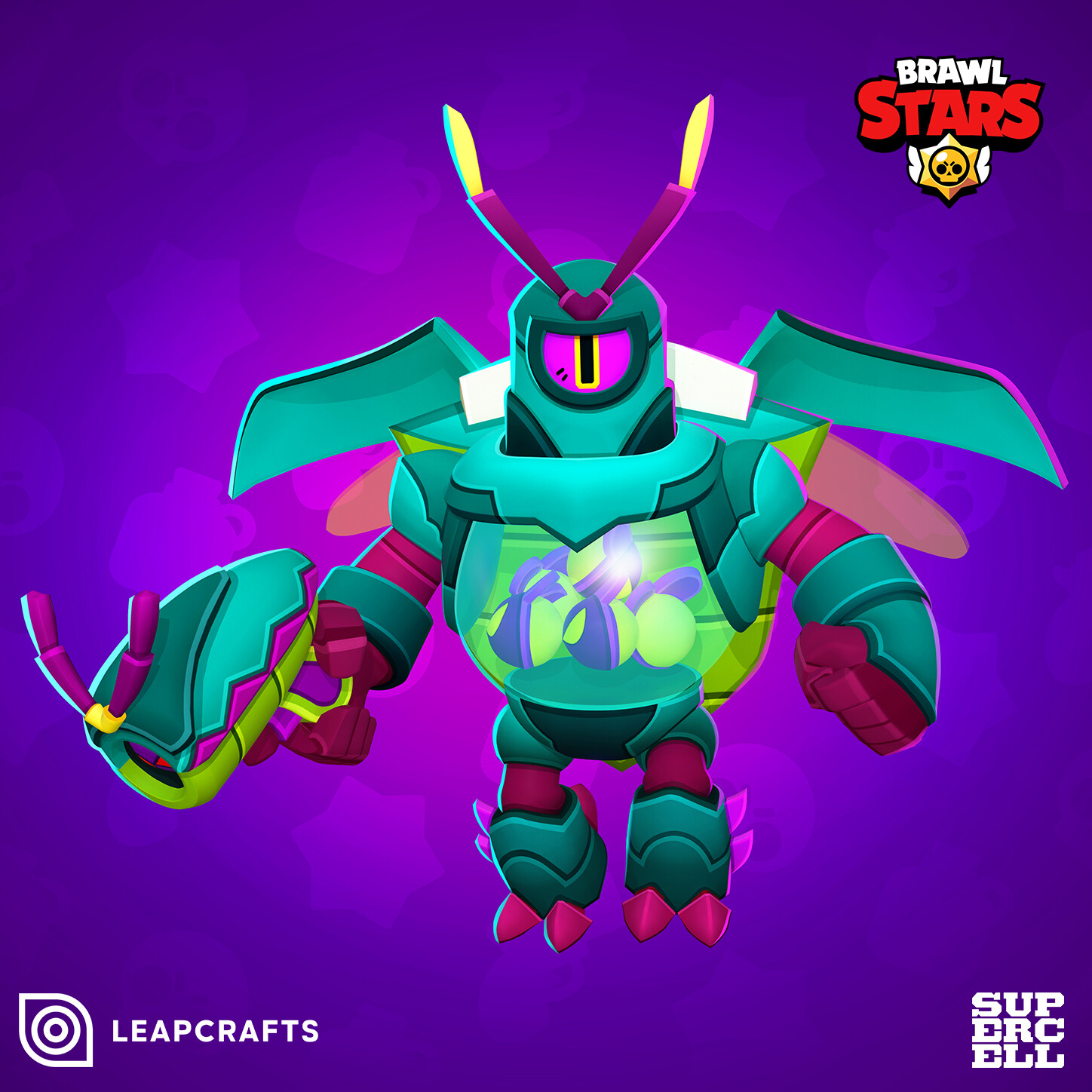 Rico Oskar Und Die Tieferschatten Bilder ArtStation - Brawl Stars - Rico Firefly