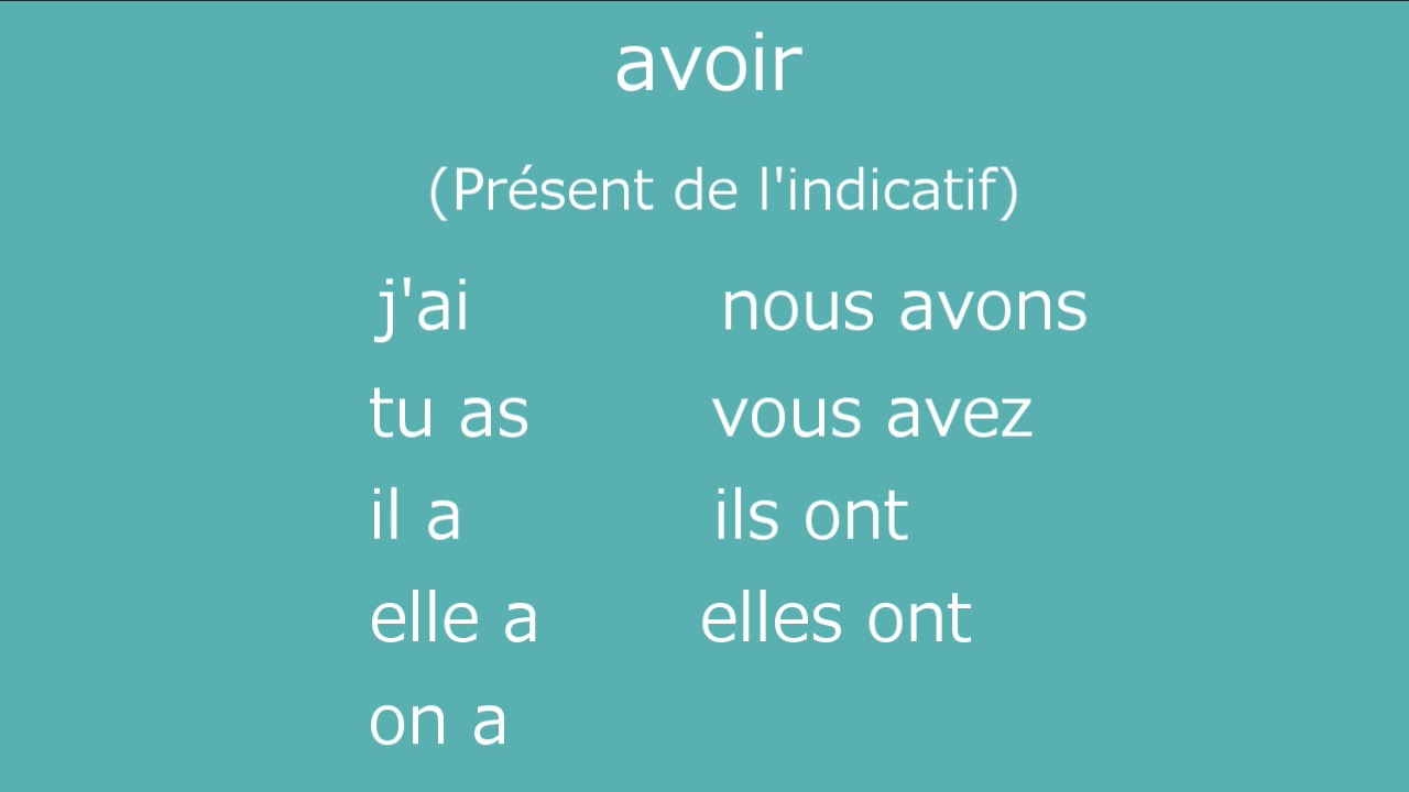 Haben Die Läden Am Karfreitag Offen 聞き流し フランス語 avoir 直接法現在形の活用 10回再生 - YouTube