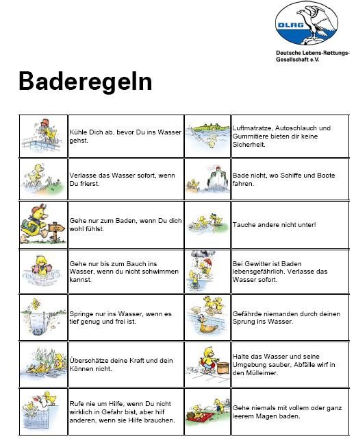 Schwimmbäder In Der Nähe Von Meinem Standort Baderegeln - DLRG DLRG Ortsgruppe Wittlich e.V. | Schwimmunterricht