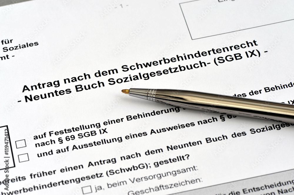 Sozialamt Antrag Auf Kostenübernahme Pflegeheim Pdf Behinderung, Schwerbehinderung, Antrag, Formular