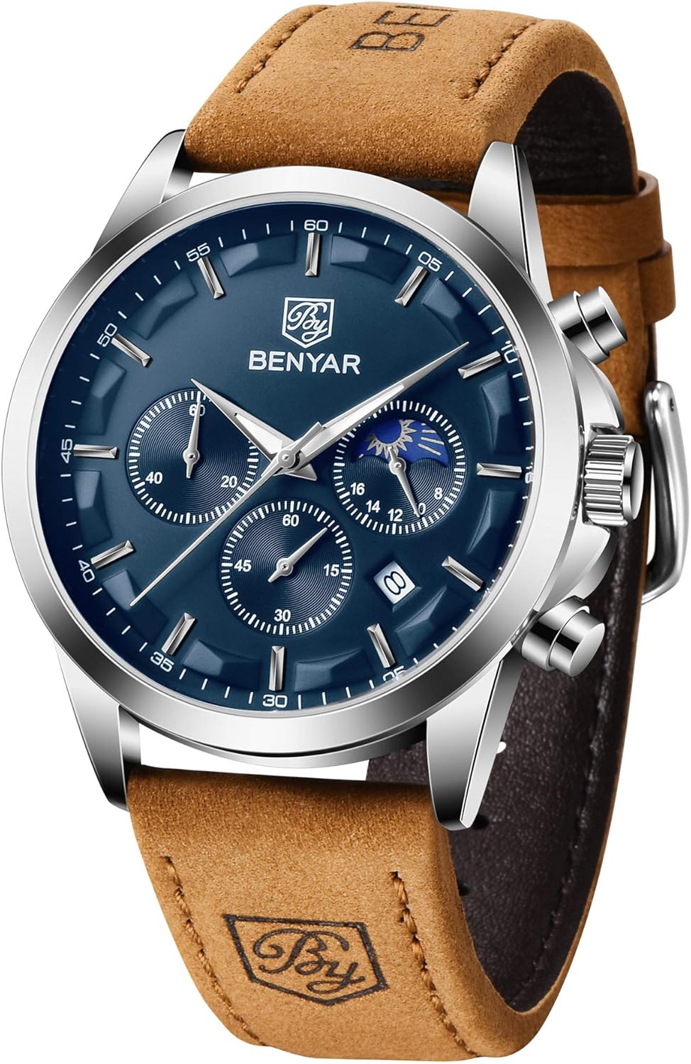 Uhren Und Schmuck In Der Nähe BENYAR Uhren Herren Chronograph Analog Quarzwerk Herrenuhr 30M