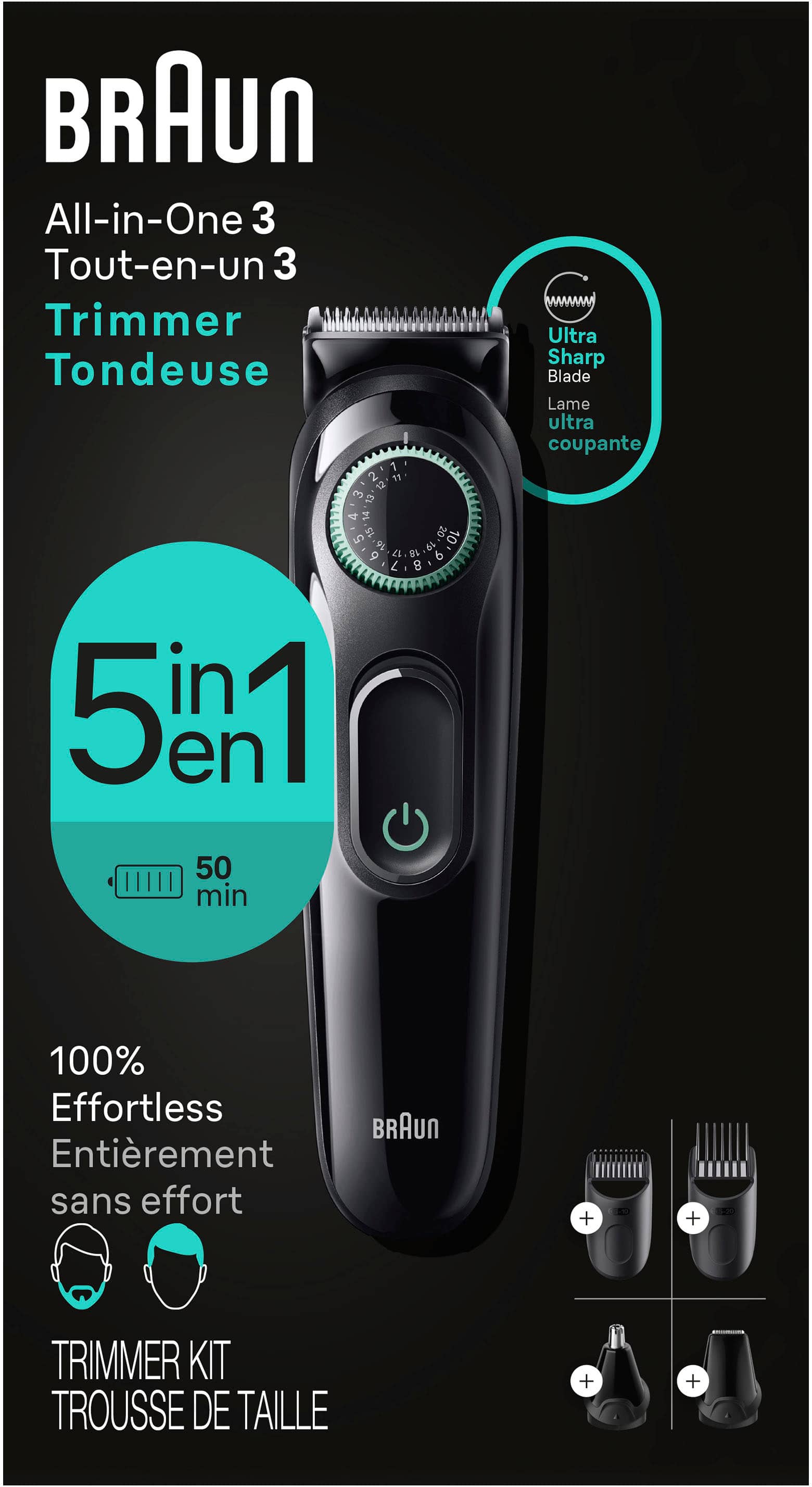 Braun Möbel Center Gmbh & Co Kg Markwiesenstraße Reutlingen Braun Series 3 3450 All-In-One Style Kit, 5-In-1 Grooming Kit With