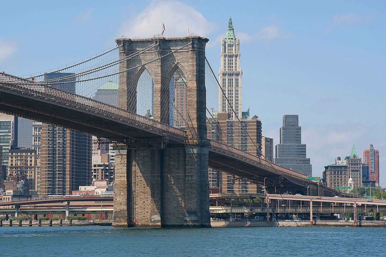 Facts About The Brooklyn Bridge In New York Brooklyn Bridge | History, Construction, New York City, Roebling