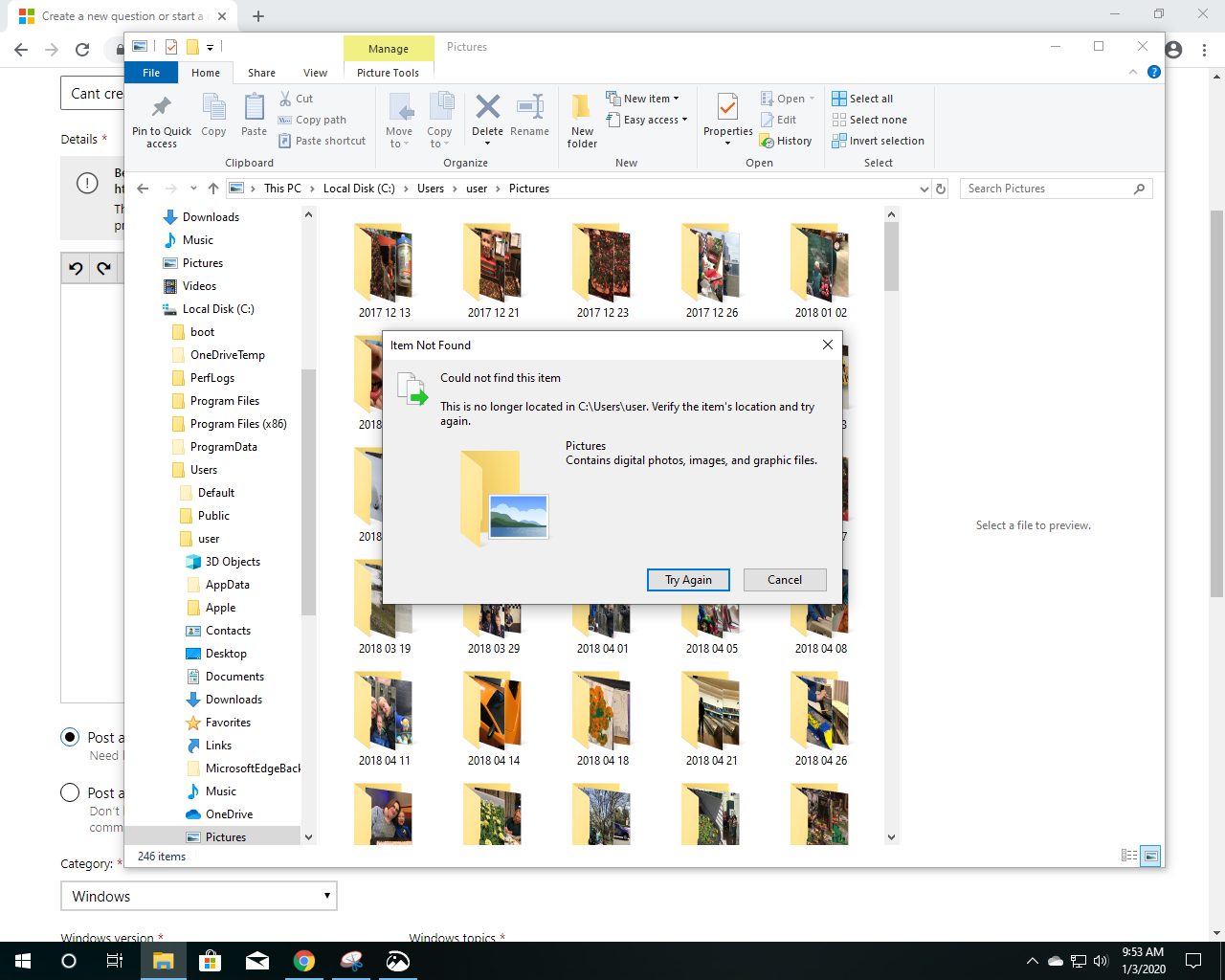 Hno Praxis Hangelar - Dr. Med. Rüdiger Junker Cant create folder in c:\users\user\pictures (or documents) - Microsoft