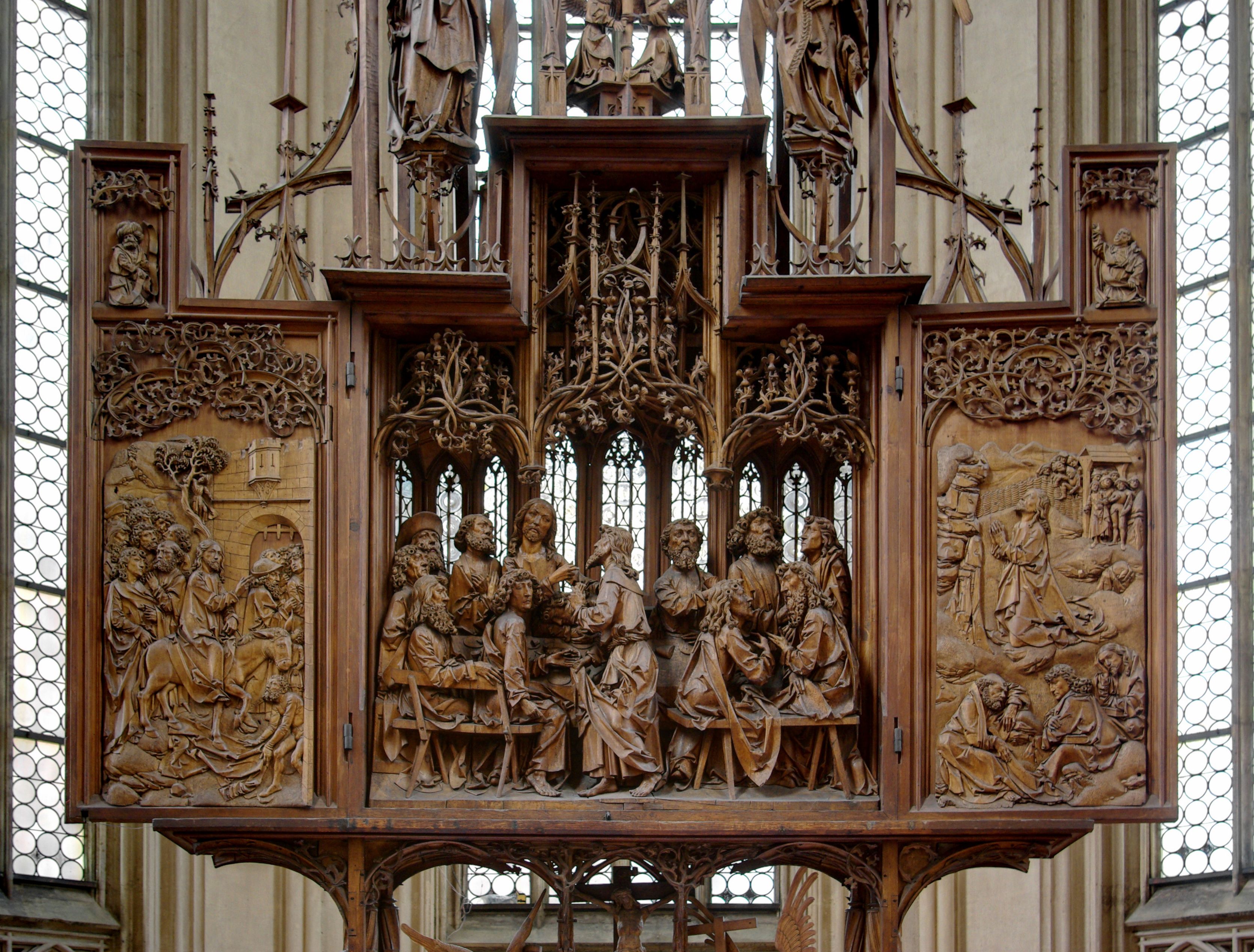 Allgemeinarztpraxis Riemschneider Bei Der Marienkirche Mühlhausen/thüringen Carving by Tilman Riemenschneider | Rothenburg, Sculptor, Carving