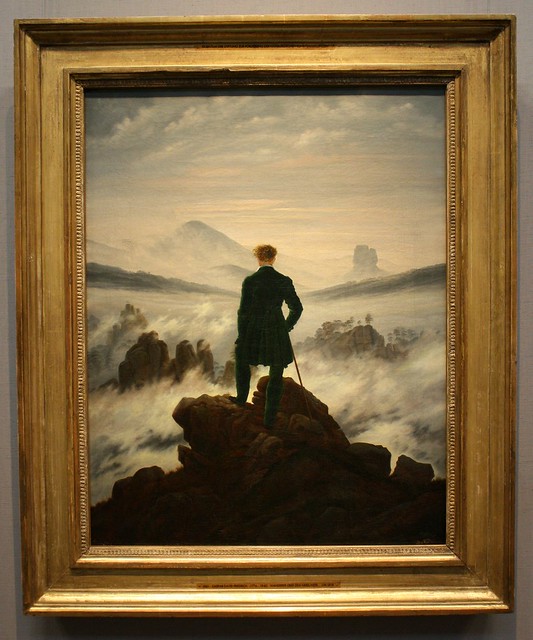 Friedrich Der Wanderer über Dem Nebelmeer Caspar David Friedrich - Wanderer über dem Nebelmeer - a photo on