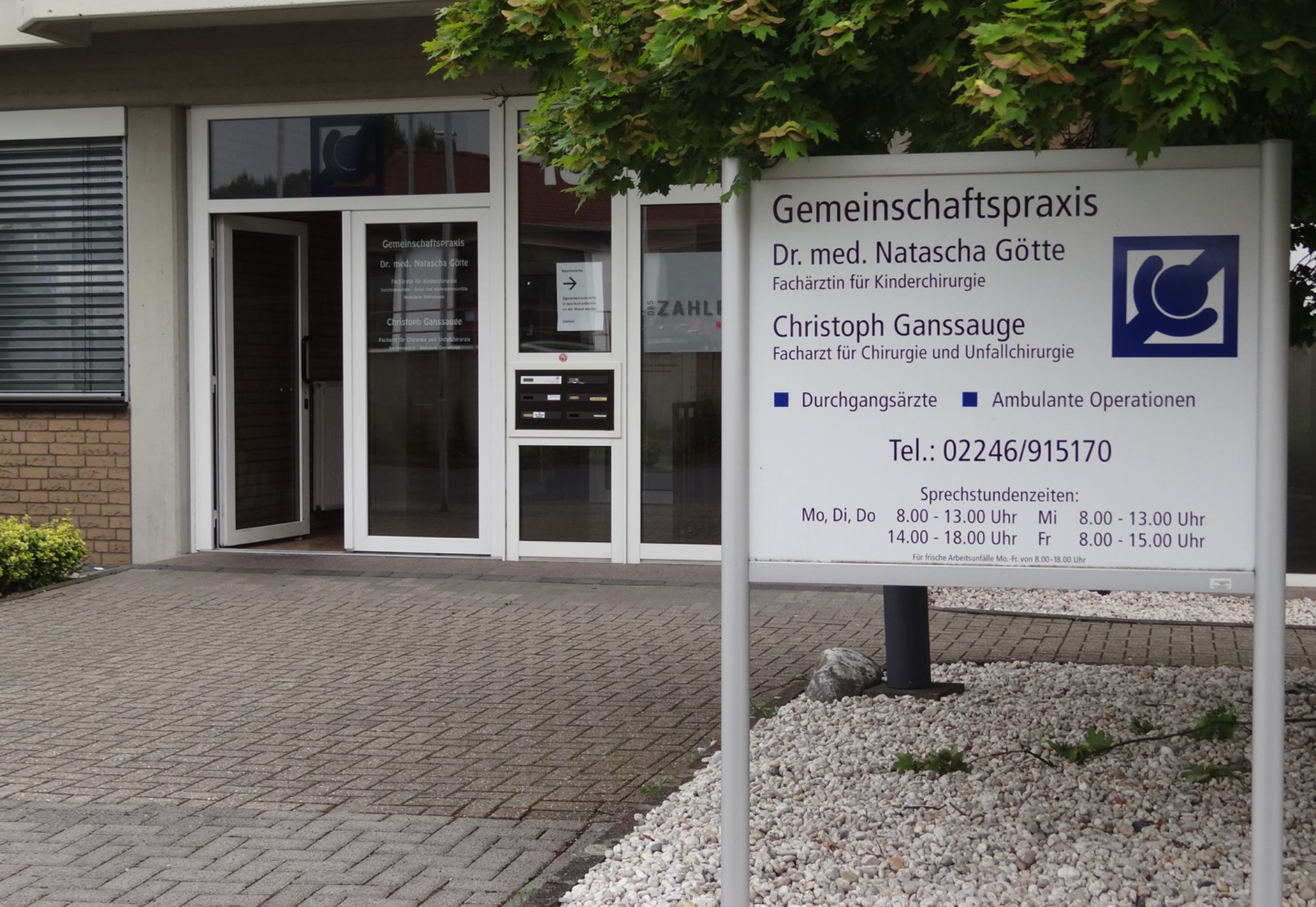 Chirurgische Gemeinschaftspraxis Dres. Med. Th. Teßarek Und K. Neumeuer Chirurgische Gemeinschaftspraxis Dr. N. Götte und Chr. Ganssauge - Kontakt