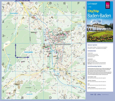 Baden In Der Ostsee Aktuell Citymap Baden-Baden 2021 Map by Reise Know-How Verlag Peter Rump GmbH