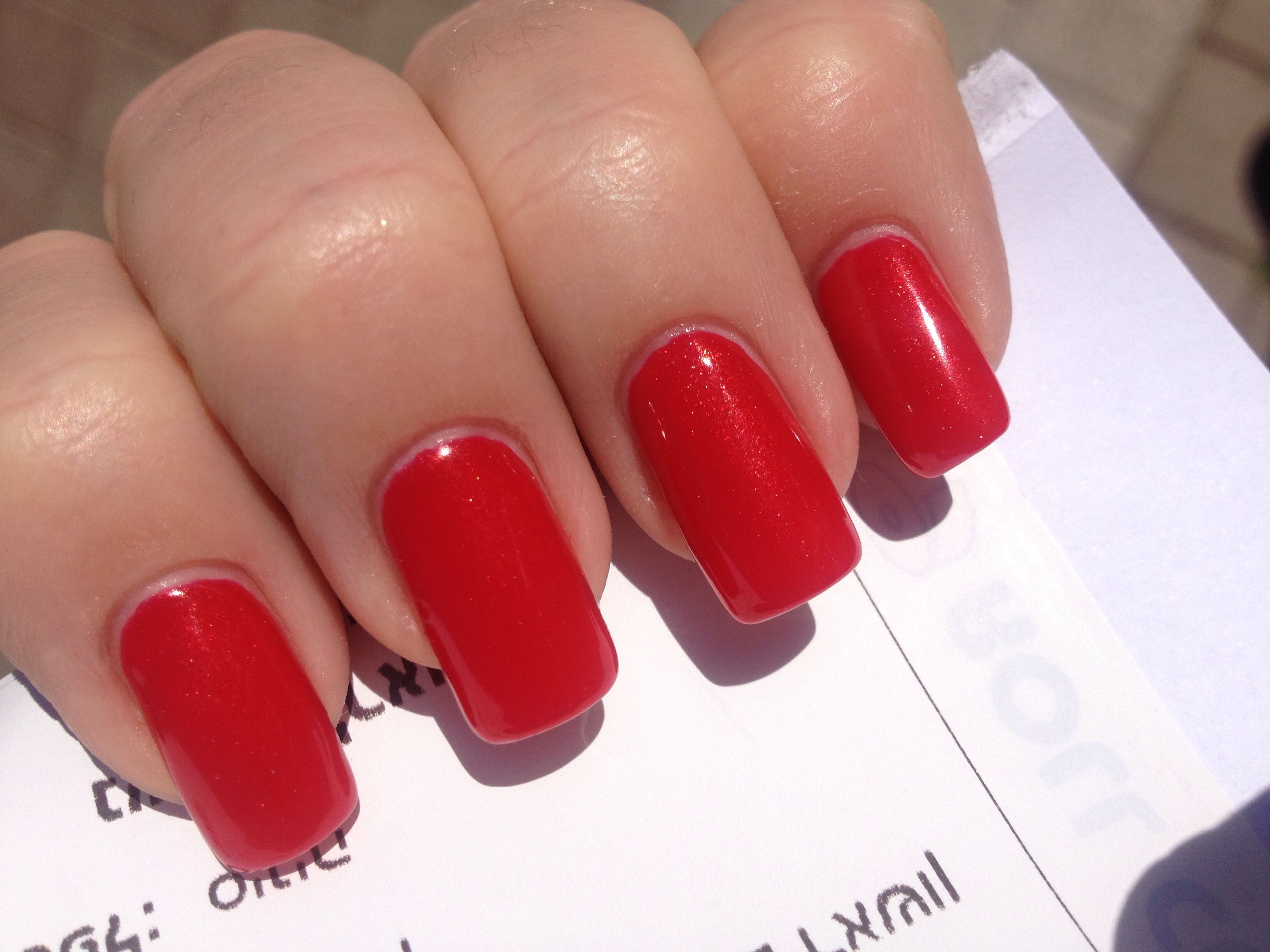 Pediküre Mit Shellac In Der Nähe CND Shellac Hollywood February 2016 Red Manicure, Cnd Shellac, Shellac