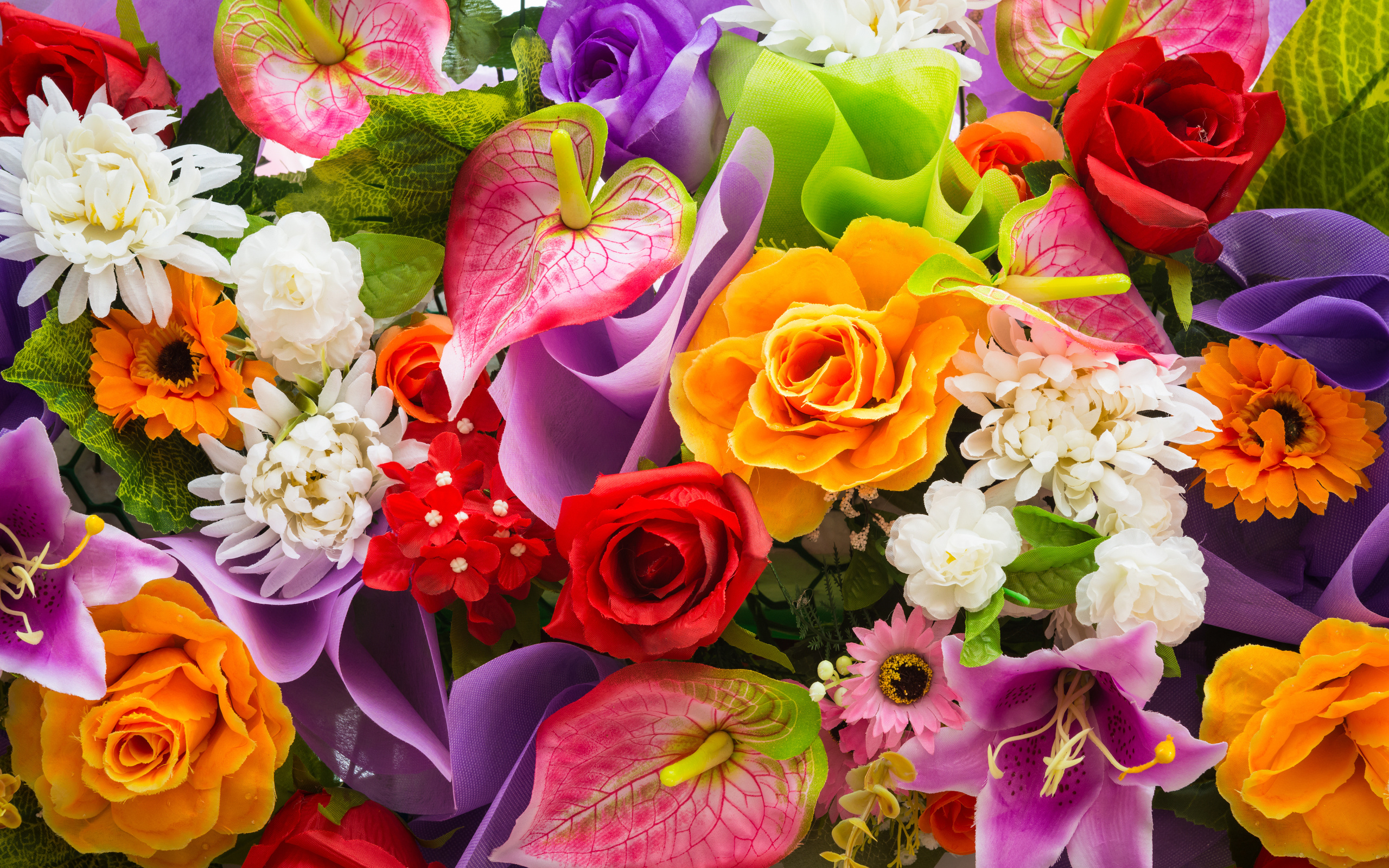 Blumen Leipzig - Werkstatt Für Florale Objekte Ilona Krakow Colorful Flowers Wallpapers HD | PixelsTalk.Net