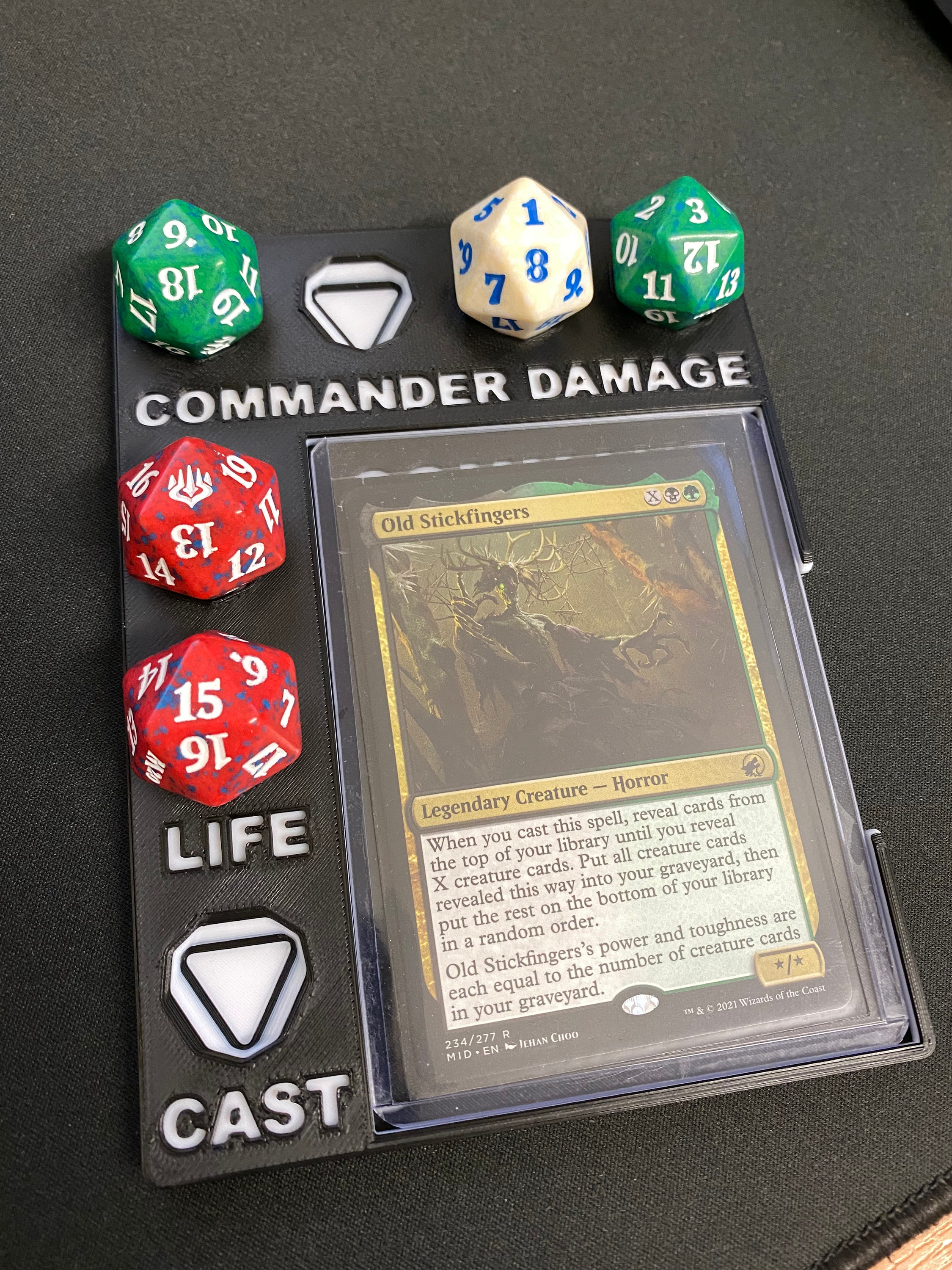 Edh End Und Dickdarmzentrum Hannover Hildesheimer Straße Hannover Commander EDH Command Zone Tray MTG Magic the Gathering - Etsy UK