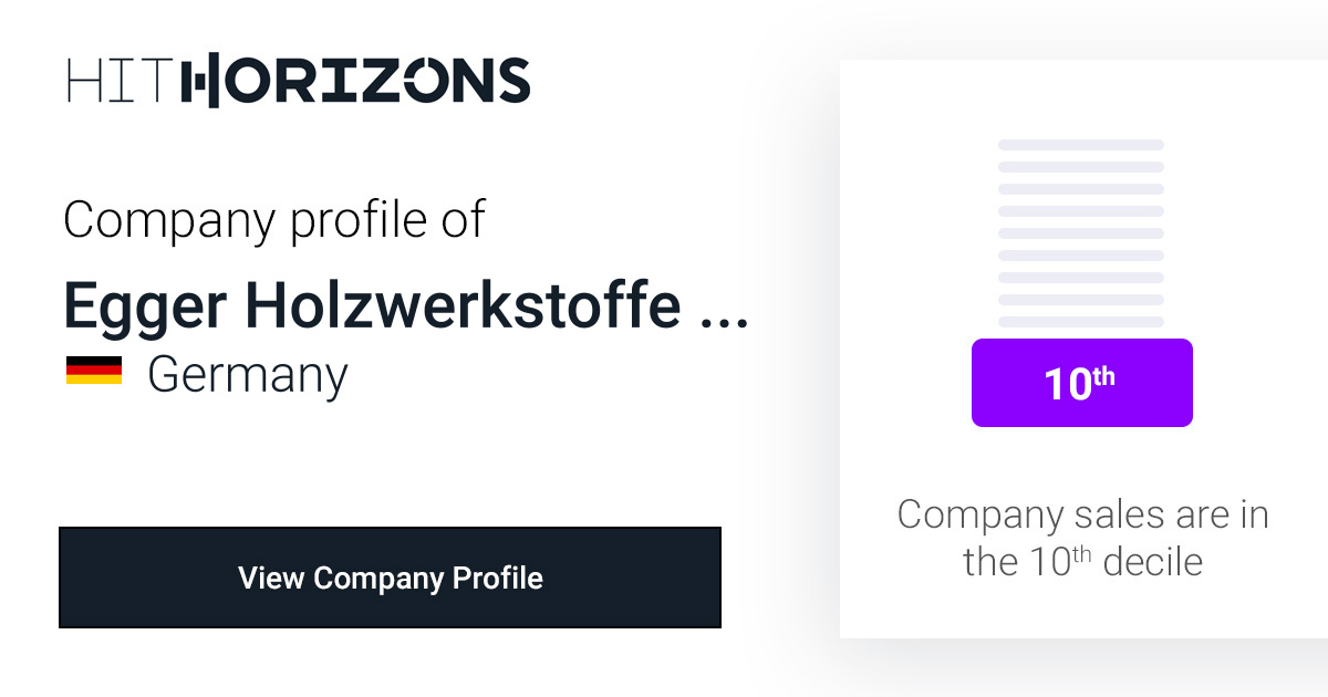 Egn Baustoffmarkt Wismar Gmbh & Co. Kg Company Profile of Egger Holzwerkstoffe Wismar GmbH & Co. KG
