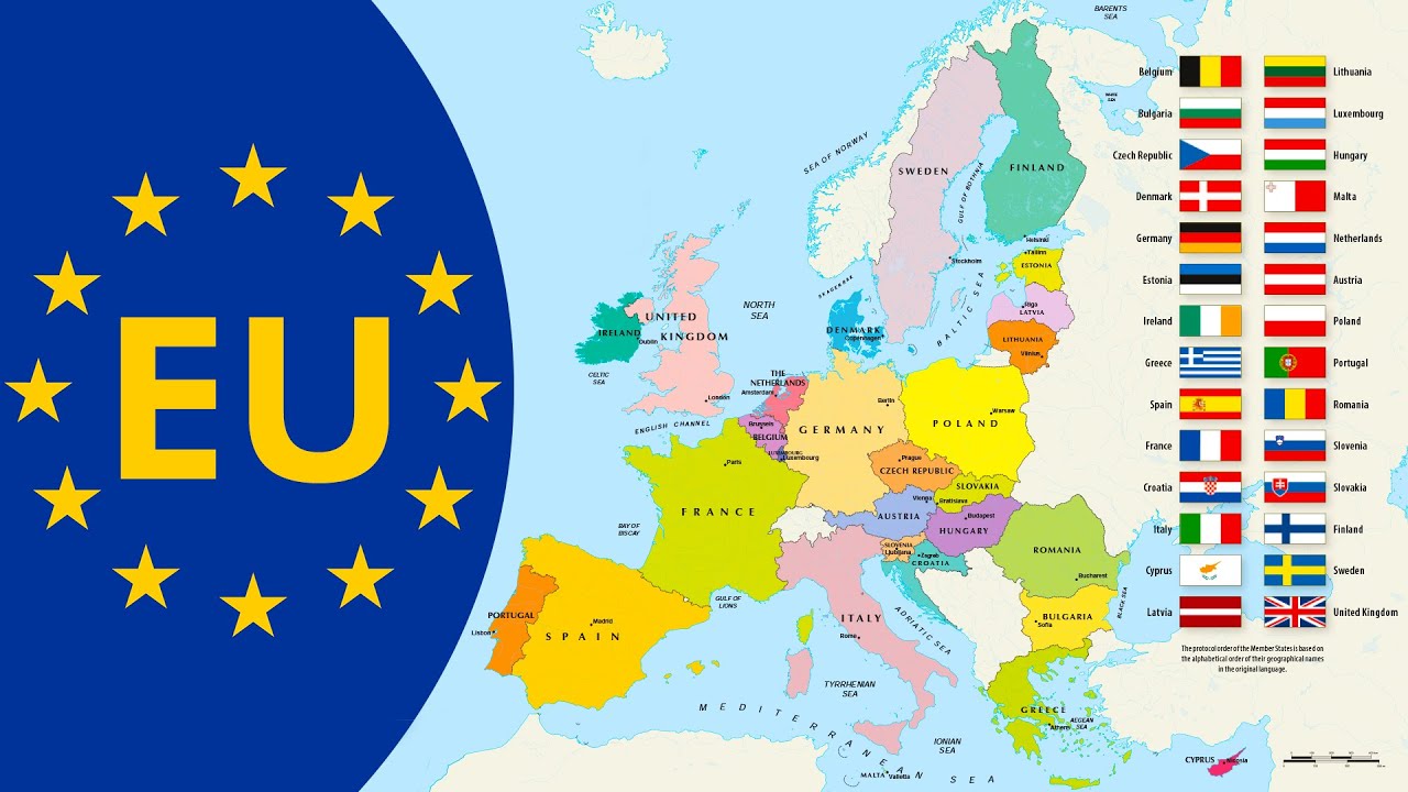 Eu Bürger Deutsche Staatsbürgerschaft Beantragen Countries of the European Union [2019] - EU Member States with Flags