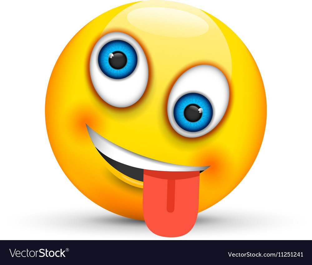 Crazy-cash / An Und Verkauf Von Unterhaltungselektronik Düsseldorf Crazy emoji Royalty Free Vector Image - VectorStock