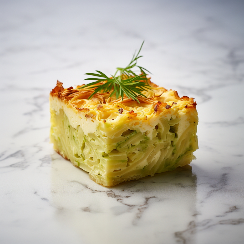 Gemeinschaftspraxis Dr. Fischbach Und Dr. Kugel Dairy Kugel with Green Spinach Noodles - Kosher.com