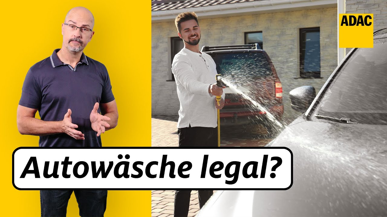 Darf Man Zu Jedem Wertstoffhof Darf ich mein Auto zu Hause selbst waschen? - Diese Regeln gelten