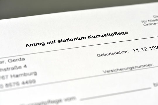 Sozialamt Antrag Auf Kostenübernahme Pflegeheim Formular Dauerpflege Images – Browse 10 Stock Photos, Vectors, and Video | Adobe