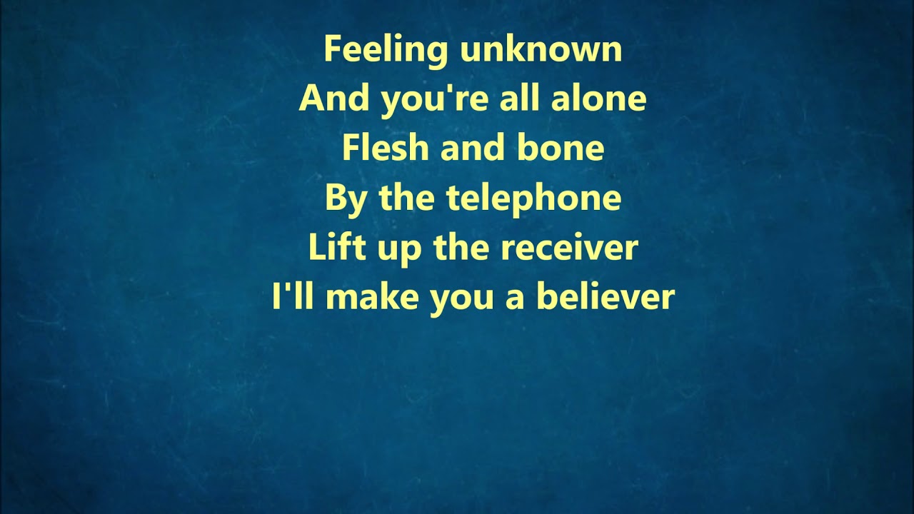 Depeche Mode Your Own Personal Jesus Lyrics