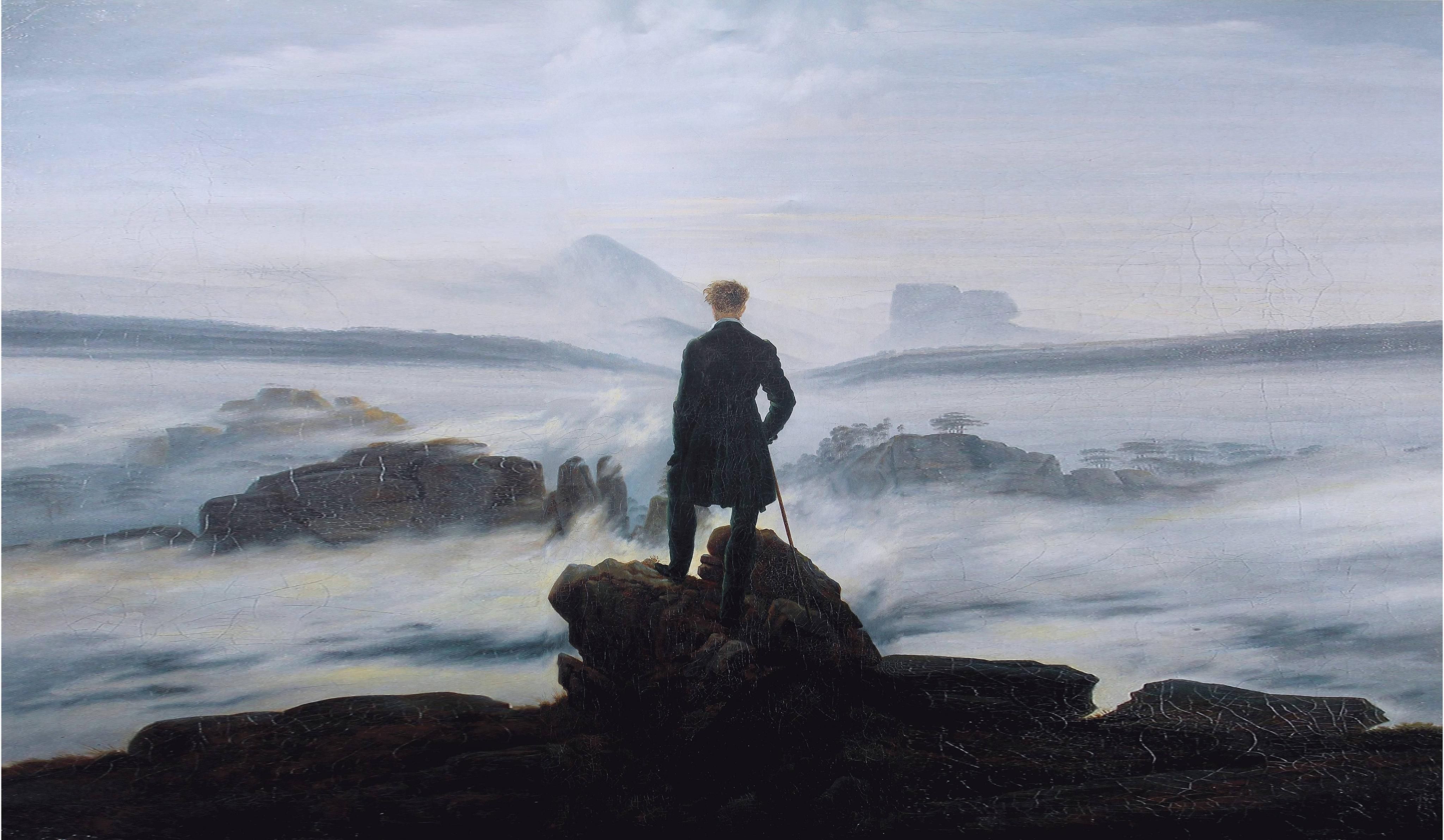 Friedrich Der Wanderer über Dem Nebelmeer