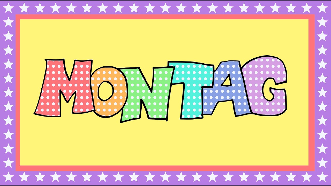 Wochenmärkte In Der Nähe Heute Deutsch A1 / A2: Die Wochentage - Termine + Freizeit / German for kids