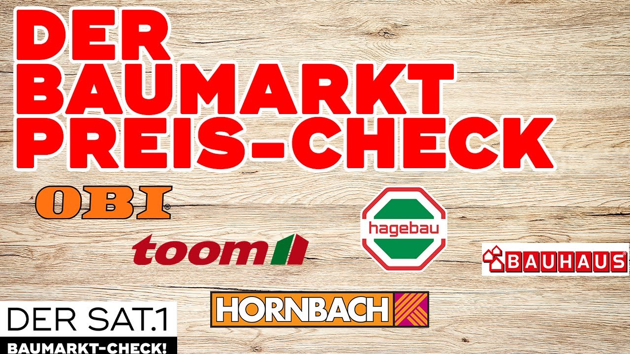 Bbm Baumarkt Syke Gmbh & Co. Kg Deutsche Baumärkte: Der Preis-Check | Der SAT.1 Baumarkt-Check - YouTube