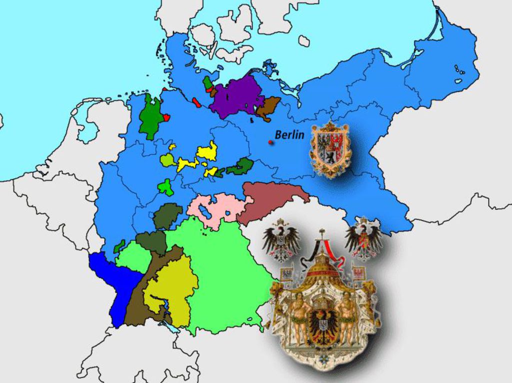 1871 Gründung Des Deutschen Reiches Deutschland 1871 Karte