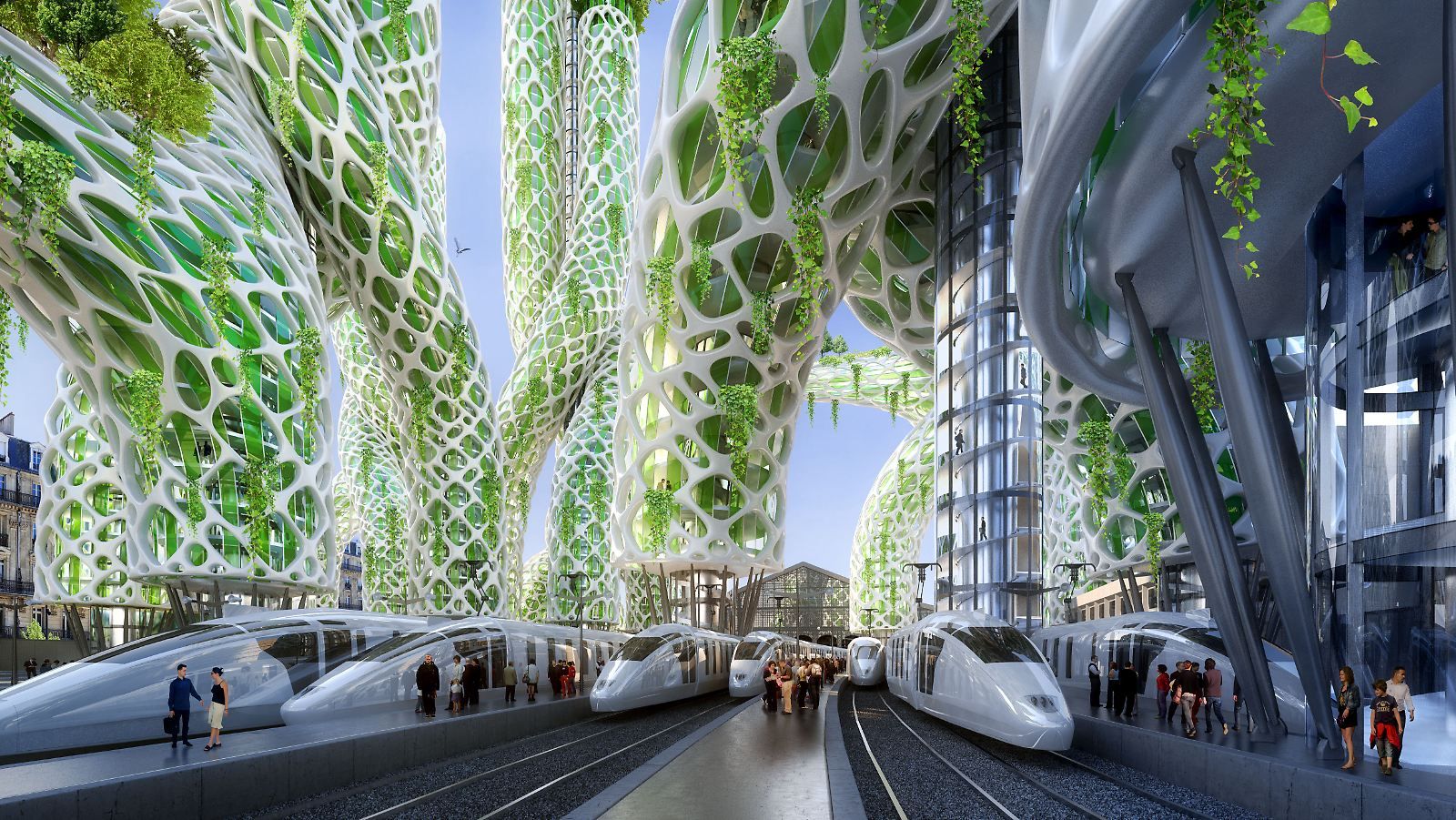 Echte Autos In Der Stadt Die grünen Städte der Zukunft | Smart city, Eco city, Futuristic city