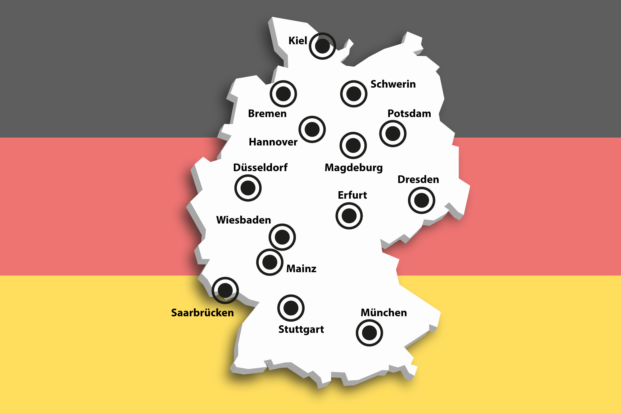 Deutschland Quiz 60 Fragen 60 Antworten Pdf Die Landeshauptstädte von Deutschland