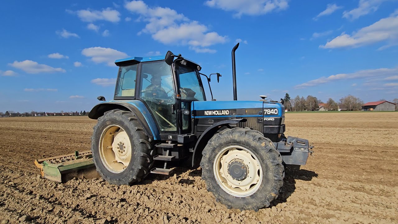 Ford Eberhardt Gmbh & Co Kg Die Legende Ford 7840 lebt! (New Holland) mit Eberhardt Kreiselegge
