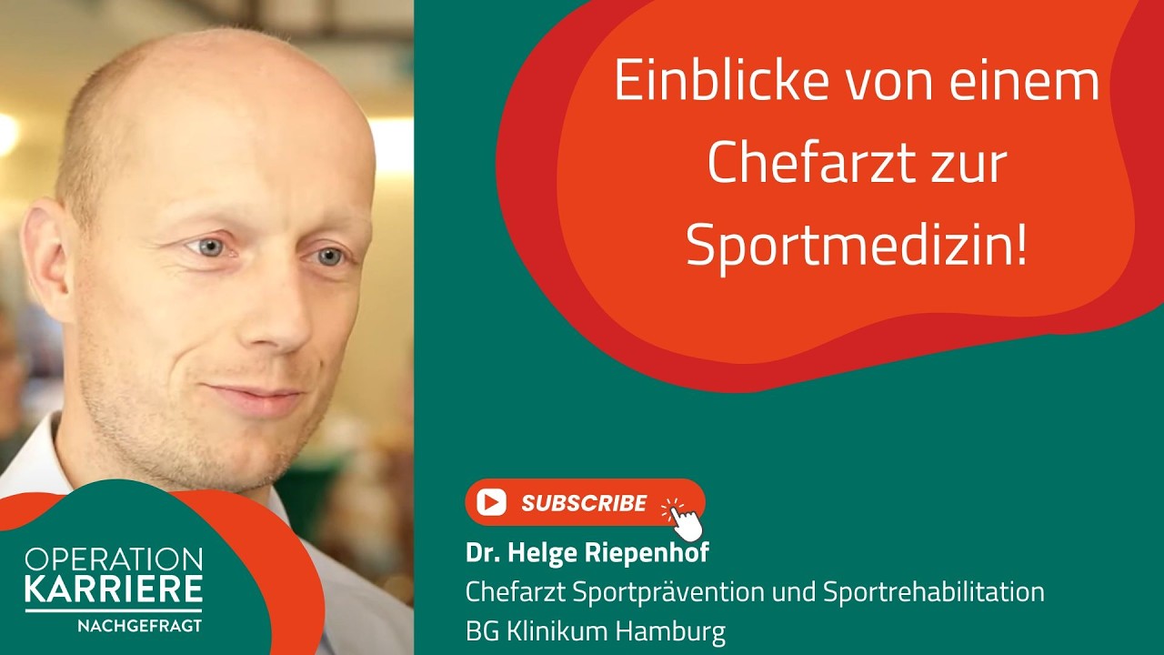 Orthopädie Und Unfallchirurgie Dr Med Helge Ernst Und Sascha Oberwahrenbrock Dr. Helge Riepenhof: Deshalb schlägt mein Herz für die Sportmedizin
