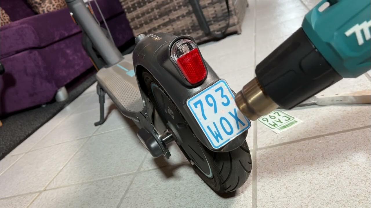 Wie Lange Kann Man Ein Wunschkennzeichen Reservieren E-Scooter/ Elektro-Tretroller: Versicherungs Kennzeichen Nummernschild