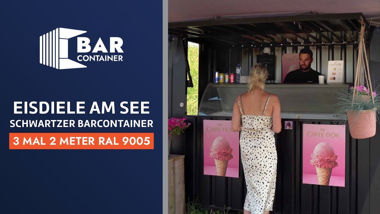 Eisdiele Am See Teuflisch Gutes Eis Ein 3x2 Barcontainer für eine Eisdiele am See | Barcontainers