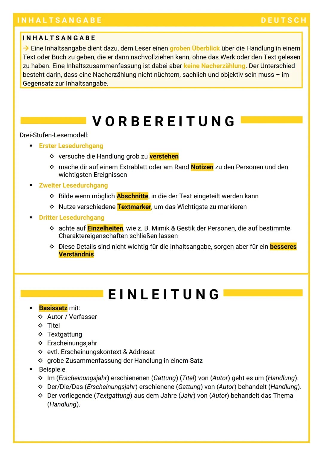 Inhaltsangabe Zu Damals War Es Friedrich Einfach erklärt: Wie schreibt man eine Inhaltsangabe? Tipps, Beispiele