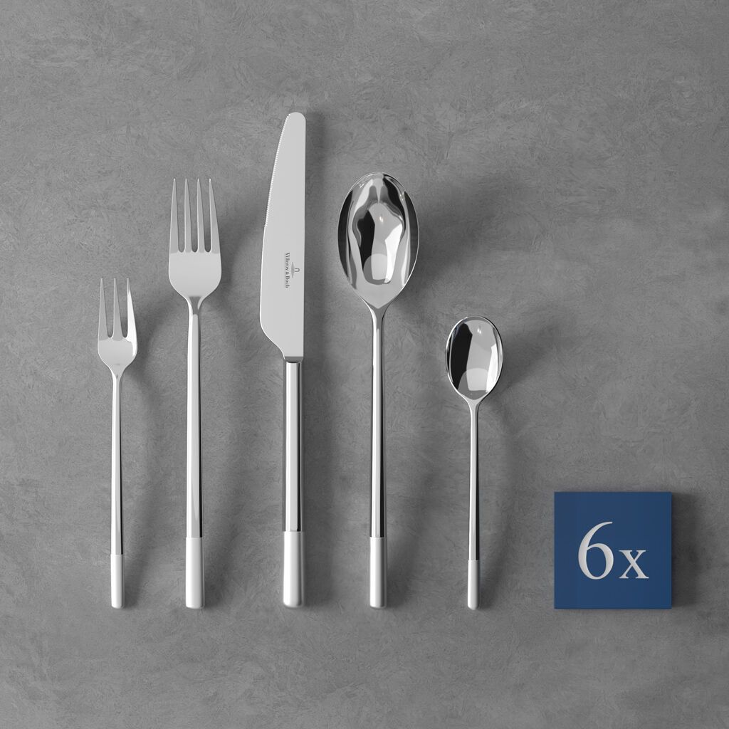 Besteck Richtig Legen Messer Gabel Löffel Ella ist die schlicht-elegante Besteckserie mit schmaler Silhouette