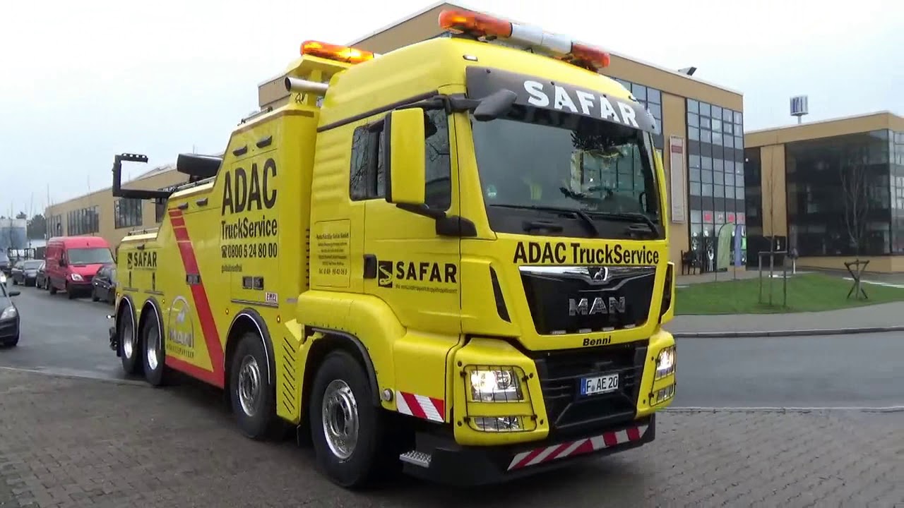 K & S Abschlepp- Und Truckservice Gmbh - Abschleppdienst Hannover [EMPL Bison] ADAC TruckService/Auto Service SAFAR Frankfurt MAN TGX V8